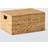John Lewis Bulrush Lidded Natural Small Box