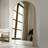 Modern Gold Metal Archtop 200cm x 100cm XL Floor Mirror