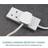 Living and Home 2 Way Extension Leads 3G1.25 10M White