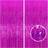 Pack of 2 Tel Curtain Fuchsia Pink Glitter