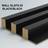 Furneo Slats Decorative Wooden Panels 240 x 88 cm Wall Decor