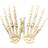 Halloween Skeleton Plastic Hands Pair