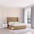 6Ft Dior Dumfries Latte Memory Foam Bed Set