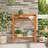 Berkfield Home Garden Potting Table Acacia 75x40x90 cm Solid Wood Pine