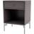 Montana Furniture Dream with Legs Coffee/Matt Chrome Bedside Table 30x35.4cm