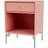 Montana Furniture Dream with Legs Rhubarb/Matt Chrome Bedside Table 30x35.4cm