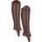 Shires Moretta Leather Gaiters - Chestnut
