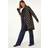 Roman Geometric Print Knit Cardigan - Multi