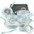 Rachael Ray Create Delicious Blue Shimmer Cookware Set with lid 13 Parts