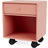 Montana Furniture Dream Castors Rhubarb/Black Bedside Table 30x35.4cm