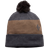 Black Diamond Pom Beanie - Brown/Grey