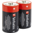 Verbatim D Alkaline 2-pack Black