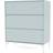 Montana Furniture Carry With Leg Flint/White Chest of Drawer 69.6x82.2cm