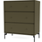 Montana Furniture Carry with Leg Oregano/Black Chest of Drawer 69.6x82.2cm
