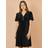 Yumi Velvet Diamante Mini Dress New Look - Black