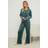 PixieGirl Petite Luxe Super Luxe Touch Pyjama Set - Green