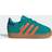 adidas Infant Gazelle Comfort Closure Elastic Laces - Pure Teal/Impact Orange/Collegiate Purple