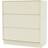 Montana Furniture Carry with Plinth Vanilla Chest of Drawer 69.6x76.6cm