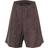 PrettyLittleThing Peachskin Longline Shorts - Charcoal