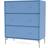 Montana Furniture Carry with Leg Azure/Matt Chrome Chest of Drawer 69.6x82.2cm