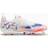 Puma Youth Future 8 Match Laceless FG/AG - White/Black/Glowing Red