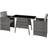 tectake Lausanne - Grey Bistro Set, 1 Table incl. 2 Chairs