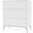 Montana Furniture Carry with Leg Snow/Matt Chrome Chest of Drawer 69.6x82.2cm