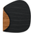 Lind DNA Buffalo Curve Reversible Black Natural Coaster