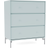 Montana Furniture Carry with Legs Flint/Chrome Chest of Drawer 69.6x82.2cm
