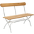 Grythyttan Brewery - Untreated Teak with Hot Galvanized Base Garden Bench