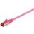 Goobay S/FTP Cat6 RJ45 - RJ45 M-M Rose 2m
