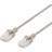 Deltaco Slim Cat6a U/UTP LSZH 28AWG RJ45 - RJ45 M-M Grey 0.5m
