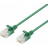 Deltaco U UTP Cat6a Patchkabel Slim 3.5mm Green 0.5m