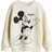 H&M Pojke Crèmevit Musse Pigg Sweatshirt -