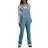 Dickies Women's Relaxed Fit Bib Overalls Stonewashed Medium Blue