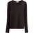H&M Ribbad Bomullströja - Mörkbrun