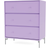 Montana Furniture Carry with Legs Iris/Chrome Chest of Drawer 69.6x82.2cm