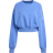 adidas Soft Lux Loose Sweatshirt - Blue Fusion