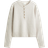 H&M Sweater with Short Button Placket - Light Beige Melange