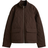 H&M Oversized Quilted Jacket - Dark Brown
