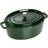 Staub La Cocotte Oval Green with lid 6.7 L