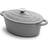 Orrefors Jernverk Cast Iron Oval Light Grey med lock 3.5 L