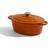 Orrefors Jernverk Cast Iron Oval Orange med lock 3.5 L