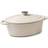 Orrefors Jernverk Cast Iron Oval Cream White med lock 3.5 L