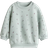 H&M Baby Sweatshirt Med Tryk Og Børstet Inderside - Mintgrøn