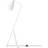 GUBI Gräshoppa Glossy Alabaster White Floor Lamp 125.3cm