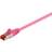 Goobay Cat6 S/FTP PVC RJ45 - RJ45 M-M Magenta 3m