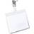 Durable Clip Name Tag ID Badge Card Holders + Inserts 25pcs Transparent