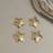 Shein Gold Metal Star Hair Clips Set