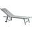 Beliani Set of 2 Sun Loungers Soroni Metal Light Grey